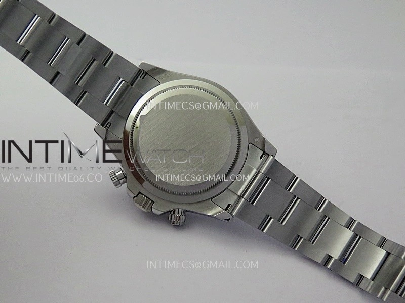 Daytona 126509 QF Gain Weight 1:1 Best Edition Silver Black Dial T Crystal Marker on SS Bracelet SH4131 V6