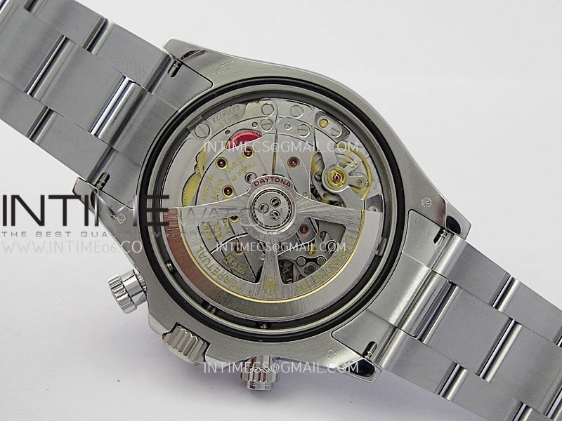 Daytona 126509 QF Gain Weight 1:1 Best Edition Silver Black Dial T Crystal Marker on SS Bracelet SH4131 V6