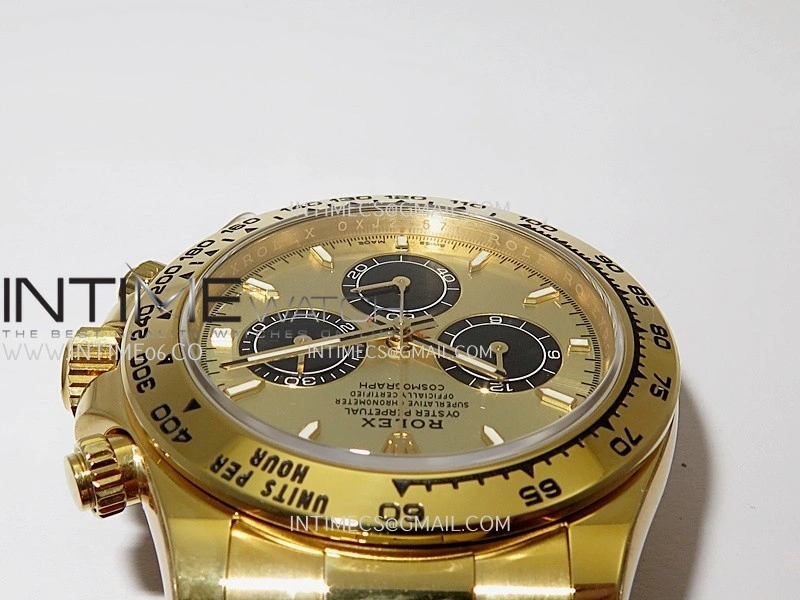 Daytona 126508 Gain Weight Clean Plus 1:1 Best Edition YG Dial Black Subdial On Oyster Bracelet DD4131