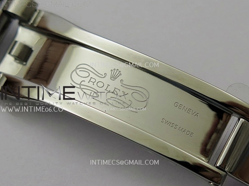 Day Date 128239 Gain Weight SS QF 1:1 Best Edition Ice Blue Dial Roman Markers on SS President Bracelet