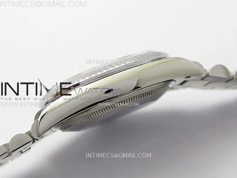 Day Date 36mm Gain Weight SS tungsten APSF 1:1 Best Edition Silver Dial on SS President Bracelet A3255