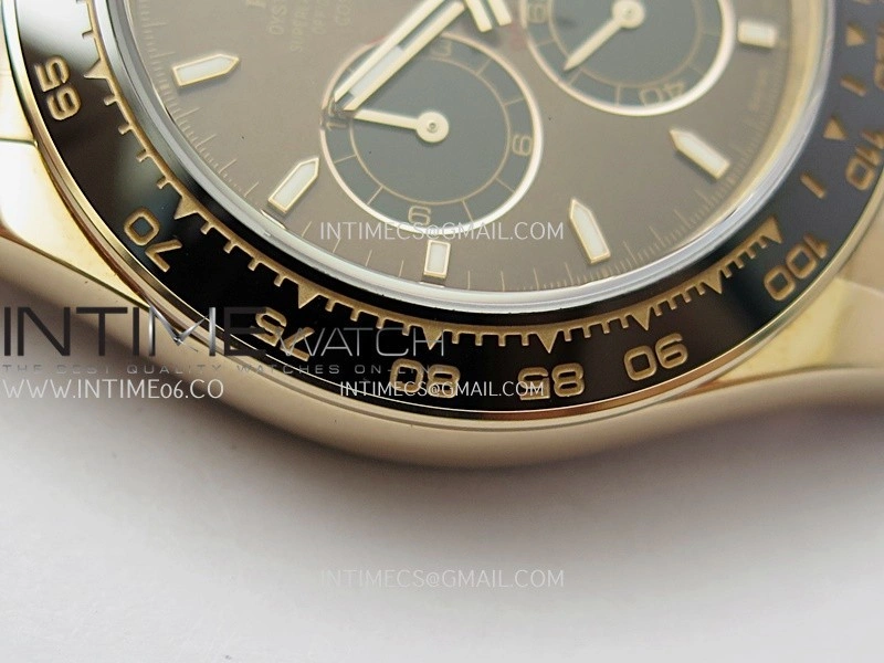Daytona 126515 Gain Weight V10 QF 1:1 Best Edition Brown Dial Stick Markers on Oysterflex Strap SH4131