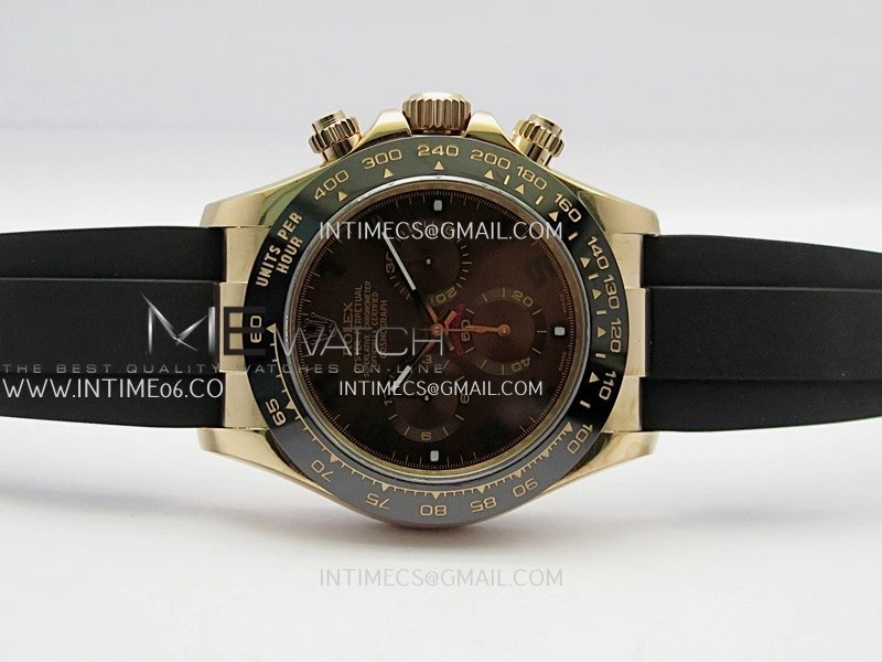 Daytona 116518 Gain Weight V11 QF 1:1 Best Edition Brown Dial Numeral Maker On Oysterflex Strap SH4130