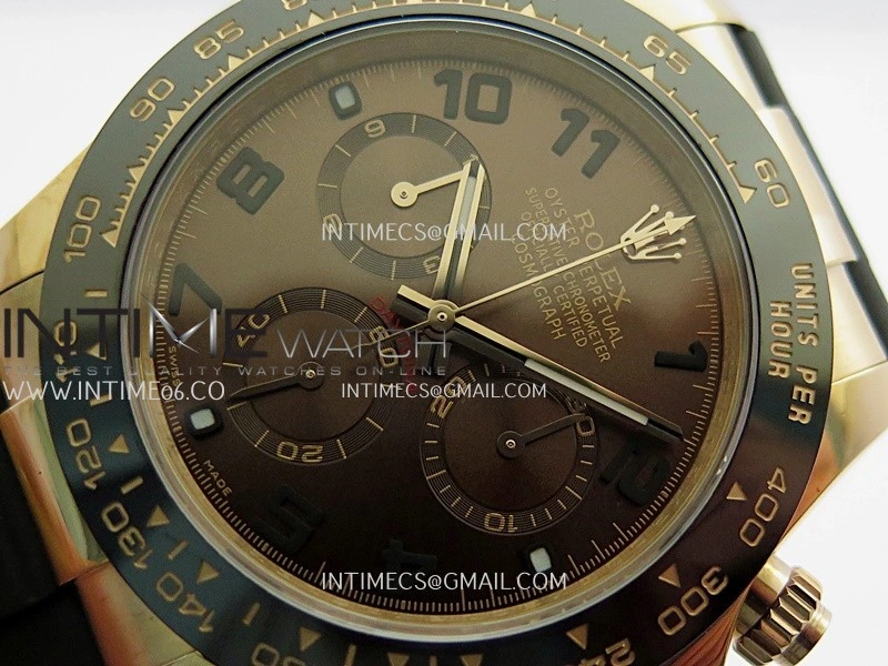 Daytona 116518 Gain Weight V11 QF 1:1 Best Edition Brown Dial Numeral Maker On Oysterflex Strap SH4130