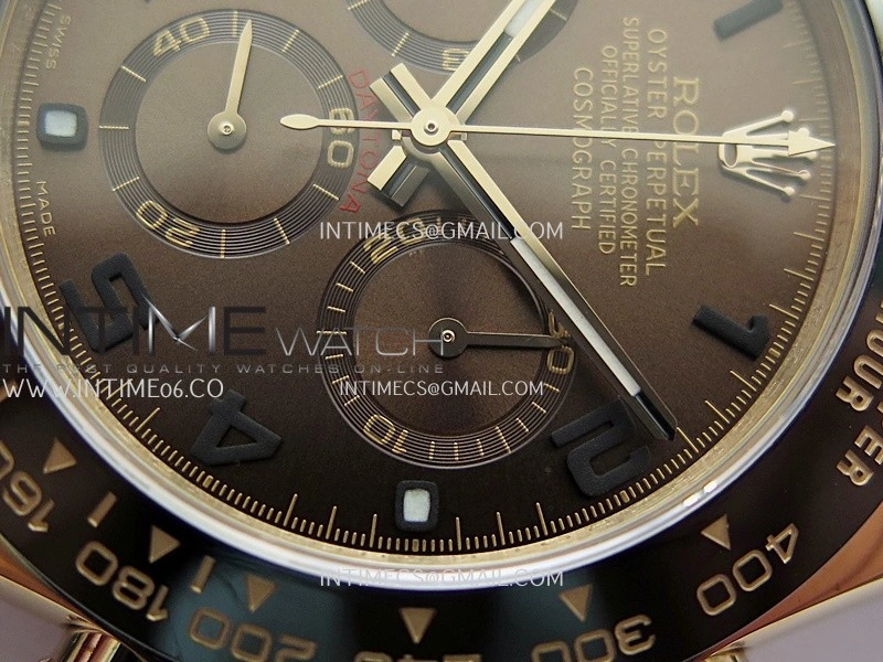 Daytona 116518 Gain Weight V11 QF 1:1 Best Edition Brown Dial Numeral Maker On Oysterflex Strap SH4130