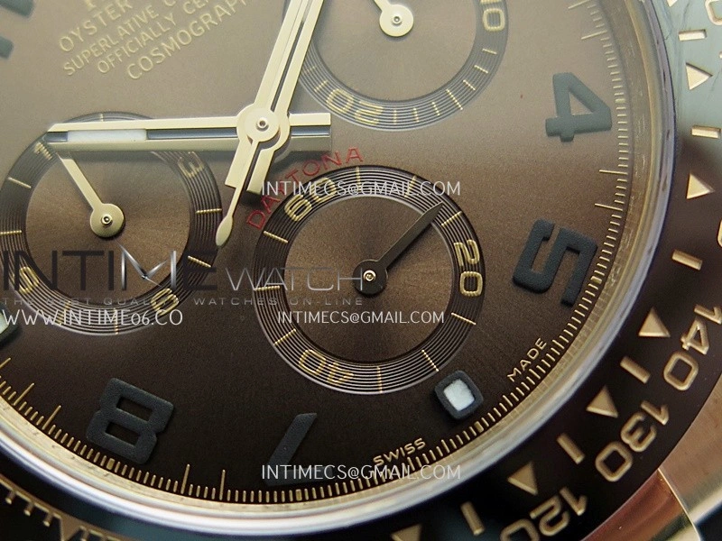 Daytona 116518 Gain Weight V11 QF 1:1 Best Edition Brown Dial Numeral Maker On Oysterflex Strap SH4130