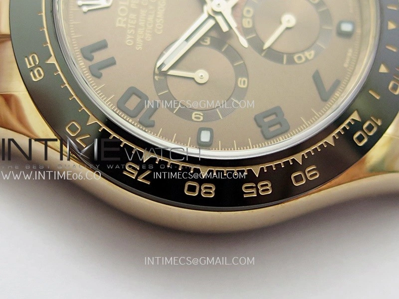 Daytona 116518 Gain Weight V11 QF 1:1 Best Edition Brown Dial Numeral Maker On Oysterflex Strap SH4130