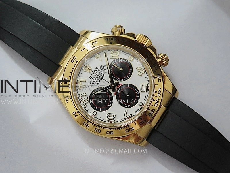 Daytona 116518 Gain Weight V11 QF 1:1 Best Edition White Dial Numeral Maker On Oysterflex Strap SH4130