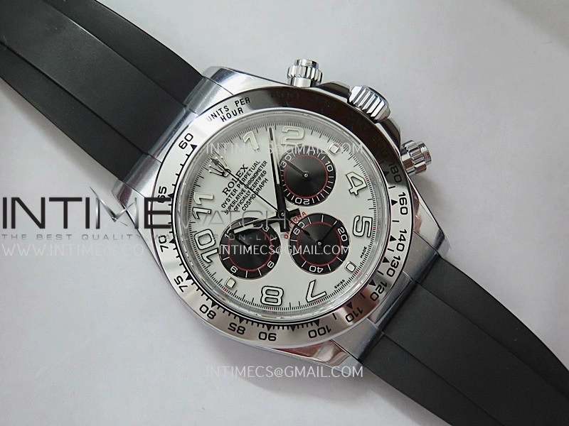 Daytona 116519 Gain Weight V11 QF 1:1 Best Edition White Dial Numeral Maker on Oysterflex Strap SH4130