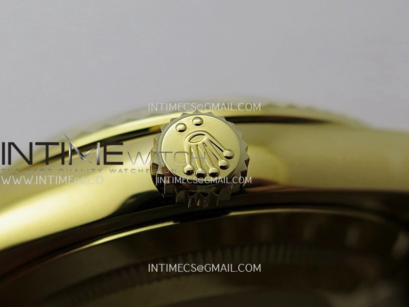 Day Date 228238 40mm Gain Weight V2 QF Best Edition Black Dial T Dia Markers On YG President Bracelet A2836