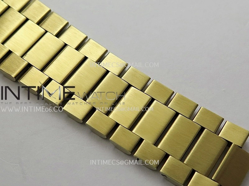 Day Date 228238 40mm Gain Weight V2 QF Best Edition Black Dial T Dia Markers On YG President Bracelet A2836