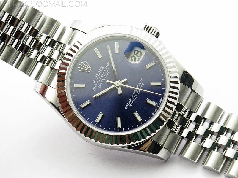 Datejust 31mm 278271 SS BP Best Edition Blue Stick Markers Dial on Jubilee Bracelet