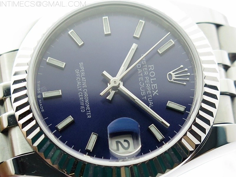 Datejust 31mm 278271 SS BP Best Edition Blue Stick Markers Dial on Jubilee Bracelet