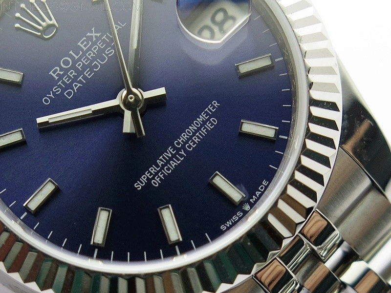 Datejust 31mm 278271 SS BP Best Edition Blue Stick Markers Dial on Jubilee Bracelet