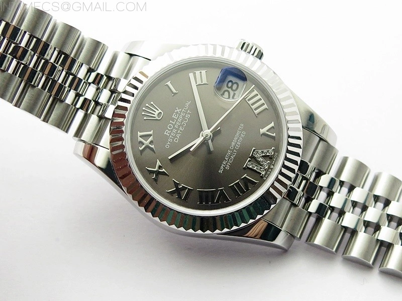 Datejust 31mm 278271 SS BP Best Edition Gray Roman Markers Dial on Jubilee Bracelet