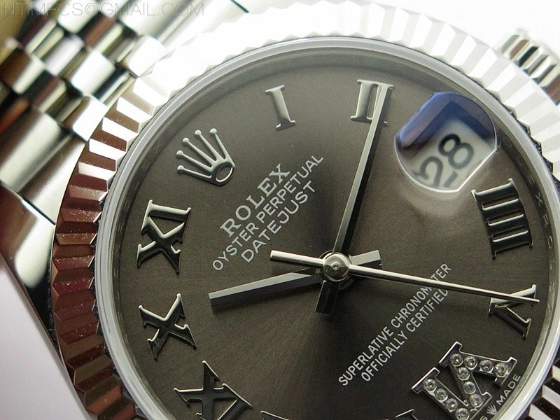 Datejust 31mm 278271 SS BP Best Edition Gray Roman Markers Dial on Jubilee Bracelet