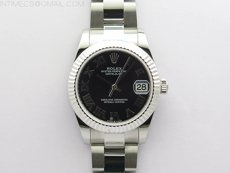 Datejust 31mm 278273 SS BP Best Edition Black Roman Markers Dial on Oyster Bracelet