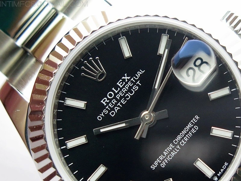 Datejust 31mm 278273 SS BP Best Edition Black Stick Markers Dial on Oyster Bracelet
