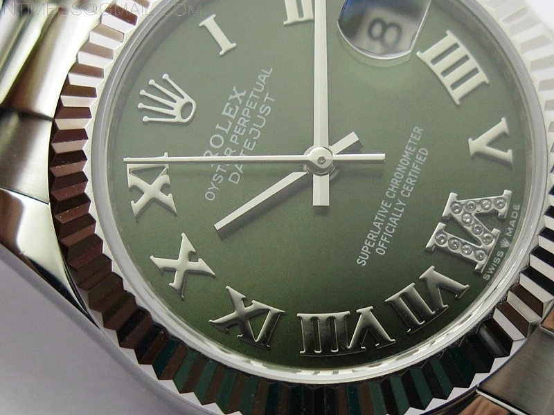 Datejust 31mm 278273 SS BP Best Edition Green Roman Markers Dial on Oyster Bracelet