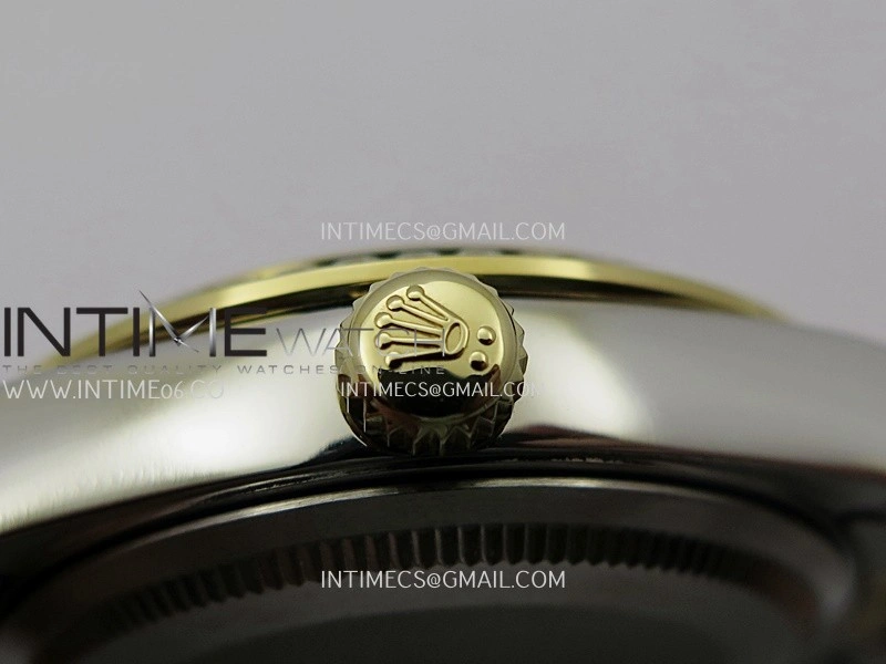 DateJust 31mm Diamond Bezel 904L SS YG GMF Best Edition Red Ombre Dial On 904L SS YG Jubilee Bracelet A2824
