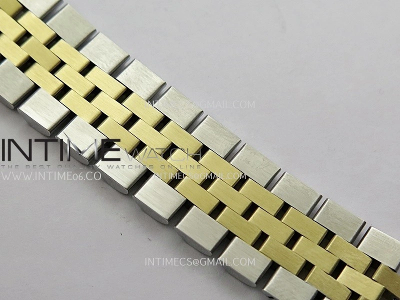 DateJust 31mm Diamond Bezel 904L SS YG GMF Best Edition Red Ombre Dial On 904L SS YG Jubilee Bracelet A2824