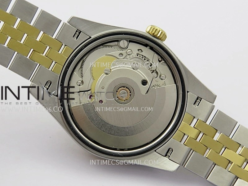 DateJust 31mm Diamond Bezel 904L SS YG GMF Best Edition Red Ombre Dial On 904L SS YG Jubilee Bracelet A2824