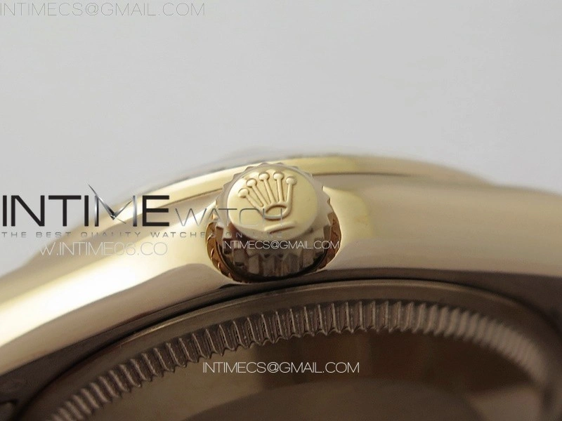 DateJust 31mm RG Crystals Bezel APSF Best Edition White MOP Dial Crystals Markers on President Bracelet A2824