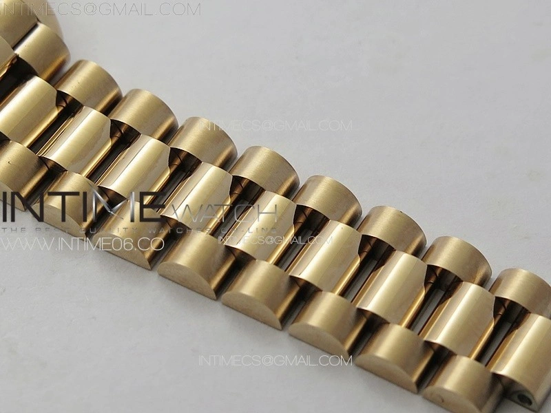 DateJust 31mm RG Crystals Bezel APSF Best Edition White MOP Dial Crystals Markers on President Bracelet A2824