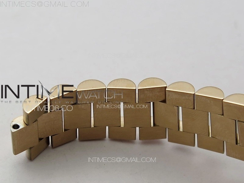 DateJust 31mm RG Crystals Bezel APSF Best Edition White MOP Dial Crystals Markers on President Bracelet A2824