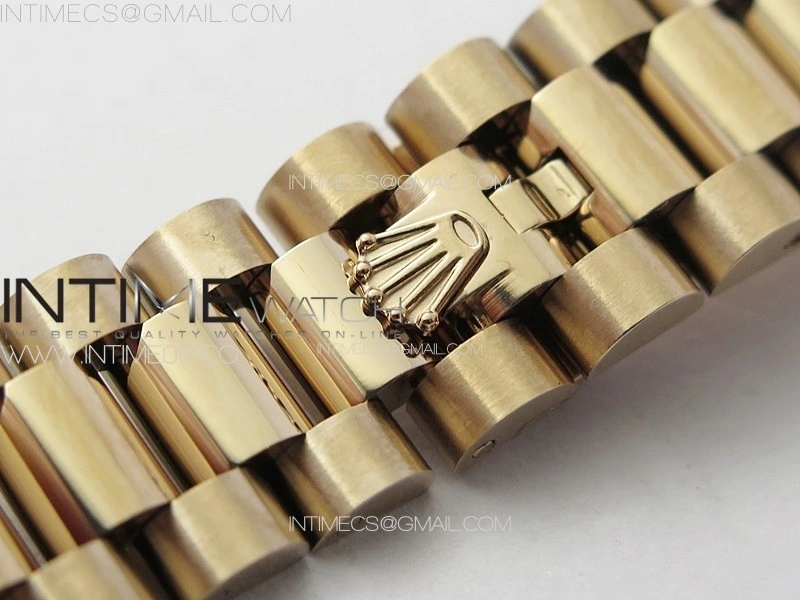DateJust 31mm RG Crystals Bezel APSF Best Edition White MOP Dial Crystals Markers on President Bracelet A2824