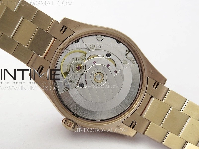 DateJust 31mm RG Crystals Bezel APSF Best Edition White MOP Dial Crystals Markers on President Bracelet A2824