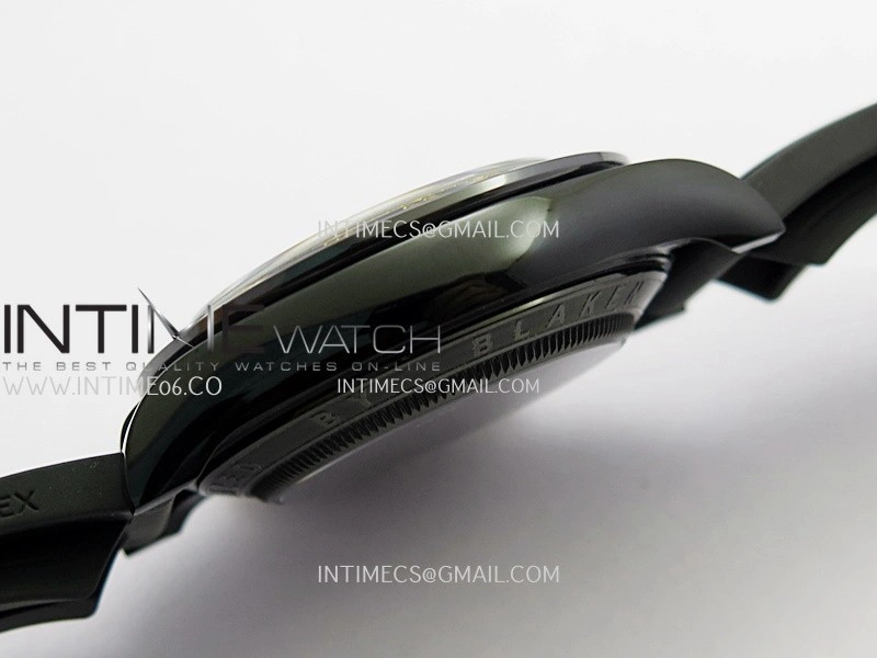 Daytona Blaken Carbon Bezel PVD Sonic Best Edition Skeleton Dial On Black Rubber Strap Super Clone SA4130