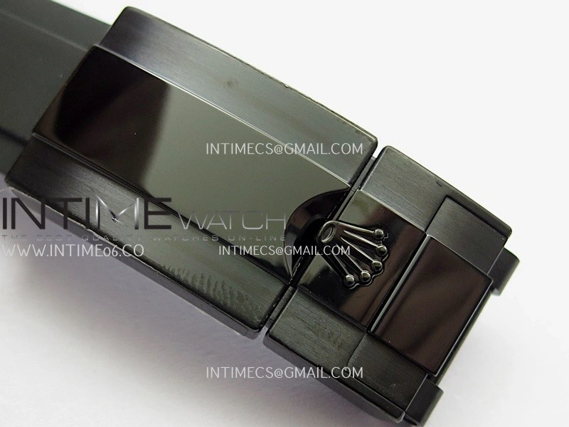 Daytona Blaken Carbon Bezel PVD Sonic Best Edition Skeleton Dial On Black Rubber Strap Super Clone SA4130