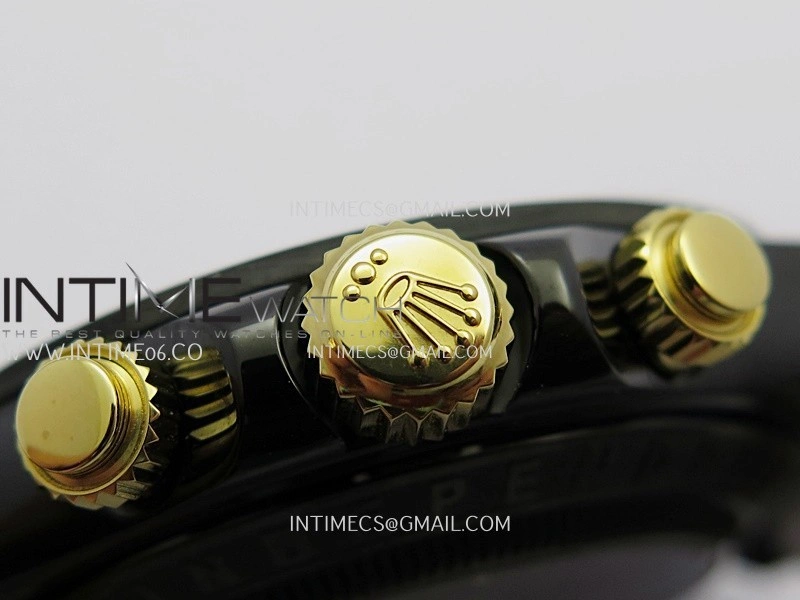 Daytona Blacken Ceramic Bezel PVD Sonic Best Edition Skeleton Dial On White Rubber Strap Super Clone SA4130
