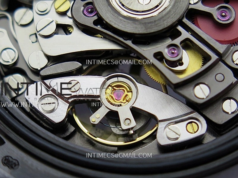 Daytona Blacken Ceramic Bezel PVD Sonic Best Edition Skeleton Dial On White Rubber Strap Super Clone SA4130
