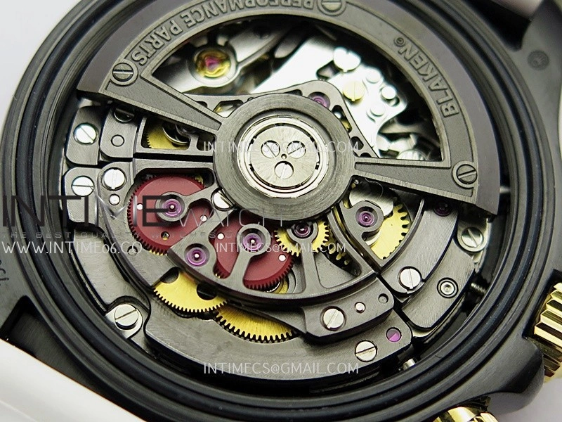 Daytona Blacken Ceramic Bezel PVD Sonic Best Edition Skeleton Dial On White Rubber Strap Super Clone SA4130