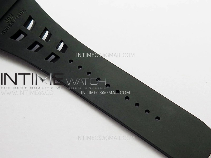 RM055 White Case White Inner Bezel Umi Office 1:1 Best Edition Skeleton Dial Black Rubber Strap RMUL2 Super Clone