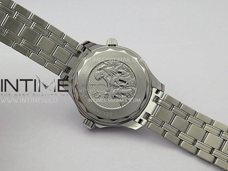Seamaster Diver 300M Blue Ceramic Bezel V4 VSF 1:1 Best Edition Summer Blue Dial On SS Bracelet Super Clone Asian 8800