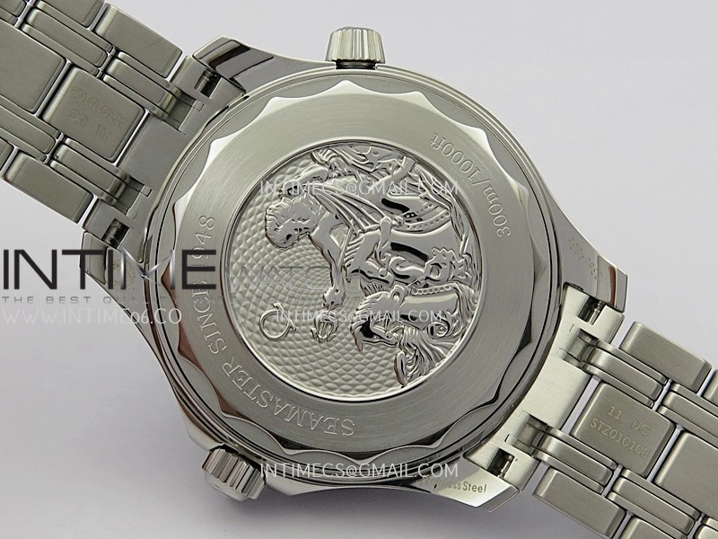 Seamaster Diver 300M Blue Ceramic Bezel V4 VSF 1:1 Best Edition Summer Blue Dial On SS Bracelet Super Clone Asian 8800