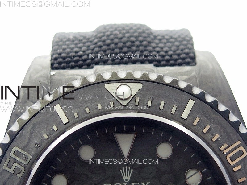 Sea Dweller 43mm Carbon 'IRBIS' DIWF Best Edition Carbon Dial on Black Nylon Strap A2824