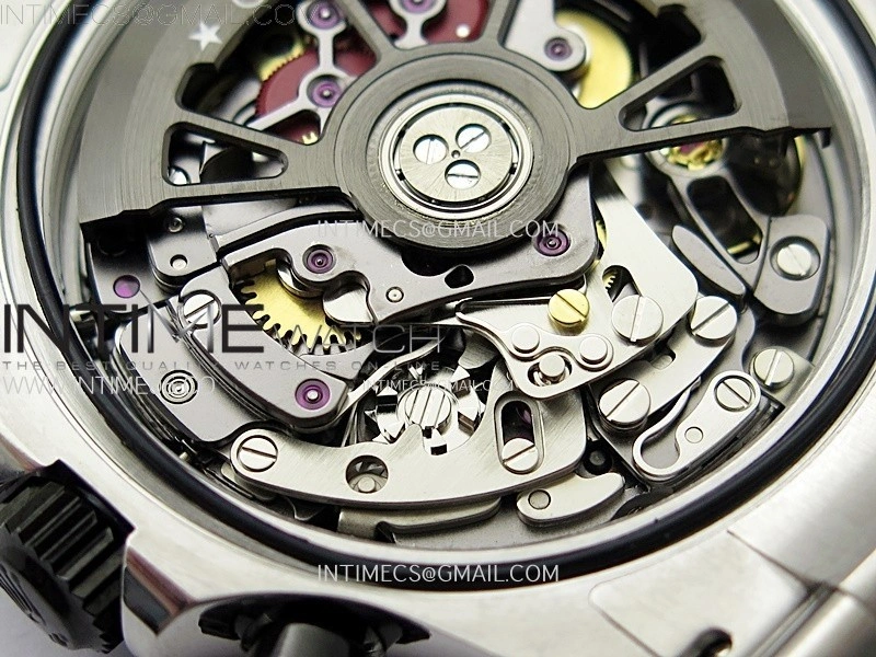 Daytona Barrichello Ceramic Bezel SONIC Best Edition Skeleton Dial on SS Oyster Bracelet SA4130