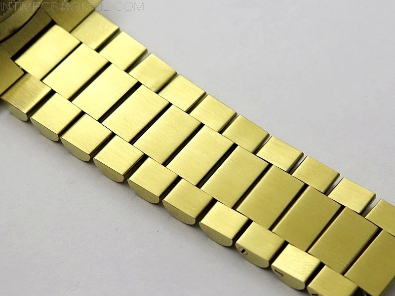 Day Date 40mm 228238 Gain Weight YG tungsten APSF 1:1 Best Edition Black Dial Sticks Markers on YG President Bracelet A2836