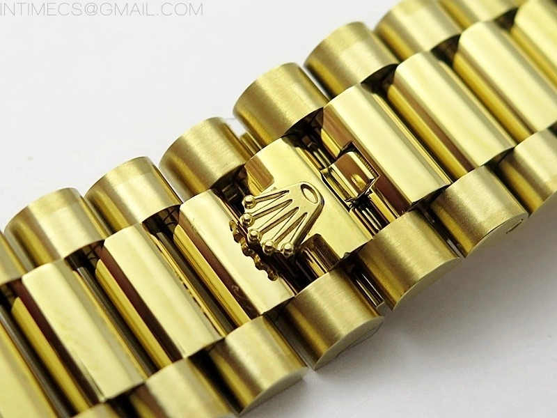Day Date 40mm 228238 Gain Weight YG tungsten APSF 1:1 Best Edition Black Dial Sticks Markers on YG President Bracelet A2836