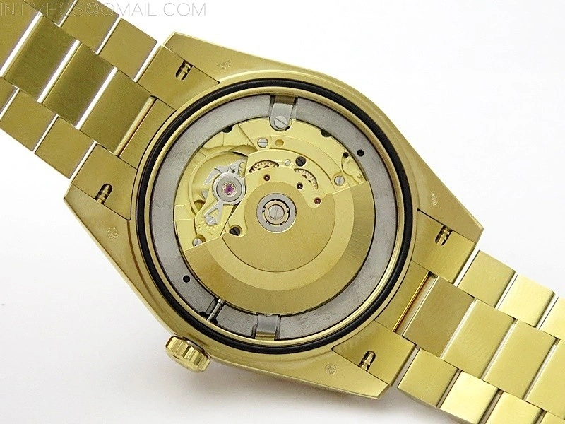 Day Date 40mm 228238 Gain Weight YG tungsten APSF 1:1 Best Edition Black Dial Sticks Markers on YG President Bracelet A2836