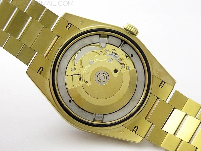 Day Date 40mm 228238 Gain Weight YG tungsten APSF 1:1 Best Edition Black Dial Sticks Markers on YG President Bracelet A2836