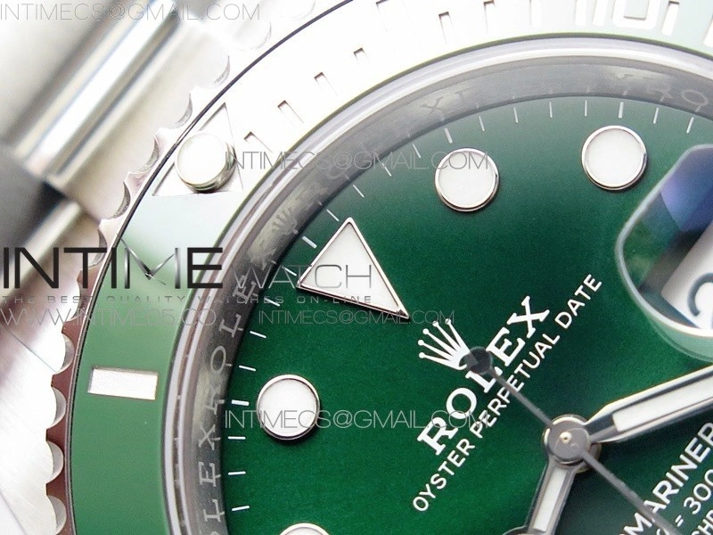 Submariner 116610 LV Green Ceramic 904L SS Case ZF 1:1 Best Edition Green Dial On 904L SS Bracelet VR3135