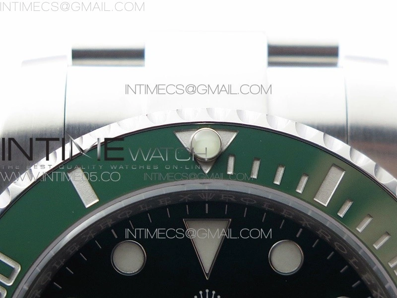 Submariner 116610 LV Green Ceramic 904L SS Case ZF 1:1 Best Edition Green Dial On 904L SS Bracelet VR3135