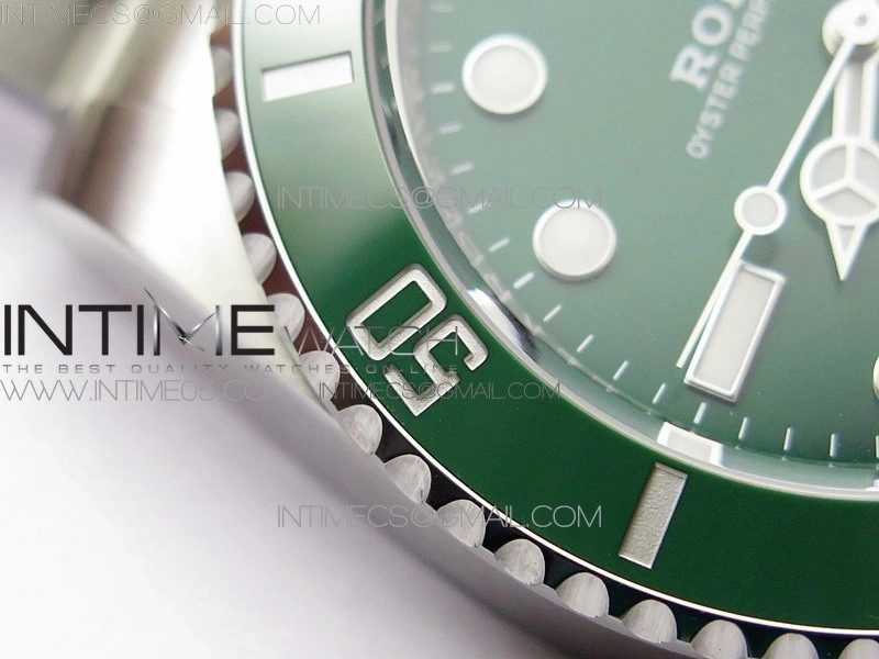 Submariner 116610 LV Green Ceramic 904L SS Case ZF 1:1 Best Edition Green Dial On 904L SS Bracelet VR3135