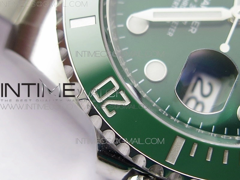 Submariner 116610 LV Green Ceramic 904L SS Case ZF 1:1 Best Edition Green Dial On 904L SS Bracelet VR3135