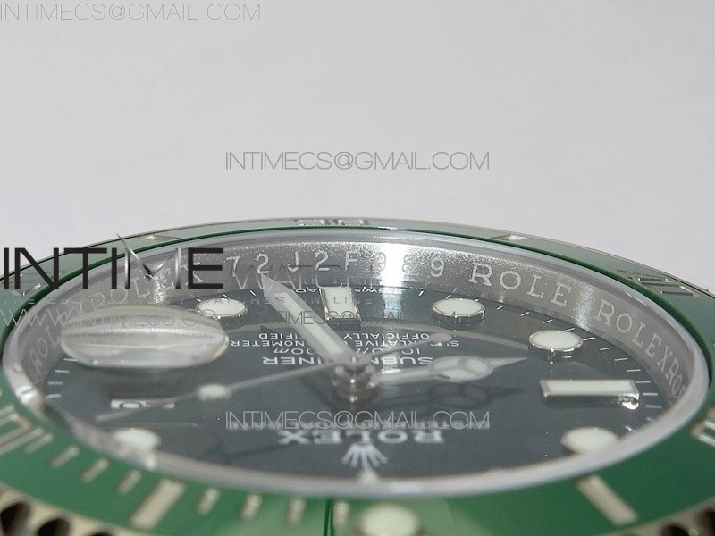 Submariner 116610 LV Green Ceramic 904L SS Case ZF 1:1 Best Edition Green Dial On 904L SS Bracelet VR3135